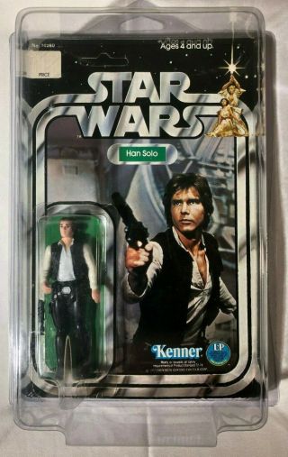 1978 Vintage Kenner Star Wars Unpunched 12 - Back B SW12B Han Solo Action Figure 3