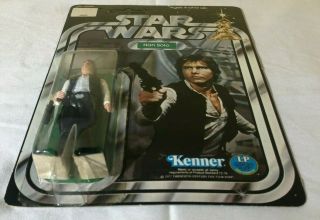 1978 Vintage Kenner Star Wars Unpunched 12 - Back B SW12B Han Solo Action Figure 5