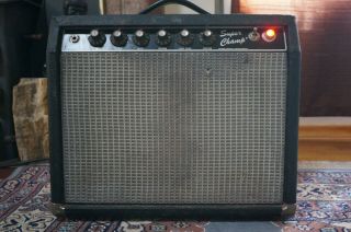 Fender Champ 1982 1983 Rivera Era Hand - Wired 1x10 Tube Combo Amp Vintage