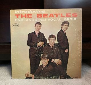 Beatles Rare 1964 " Introducing The Beatles " Blank Back Mono Lp Version One
