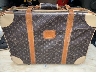 VINTAGE louis - vuitton suitcase Rare 7