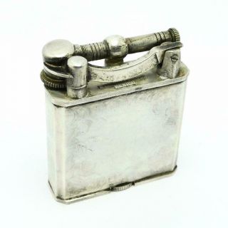 Vintage Well Made Mexican Sterling Silver Liftarm Lighter - & 56g