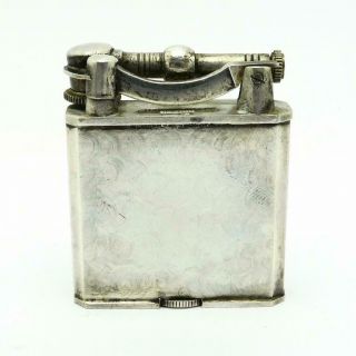 Vintage WELL MADE Mexican Sterling Silver Liftarm Lighter - & 56g 2