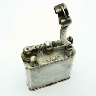 Vintage WELL MADE Mexican Sterling Silver Liftarm Lighter - & 56g 7