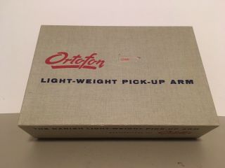 Nos Vintage Ortofon Rs - 212/t25 Danish Light - Weight Pick Up Tone Arm