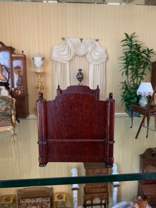 Dollhouse Miniature Victorian Bed Limited Edition Nancy Summers 1980 1/12 scale 2