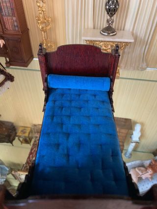 Dollhouse Miniature Victorian Bed Limited Edition Nancy Summers 1980 1/12 scale 6