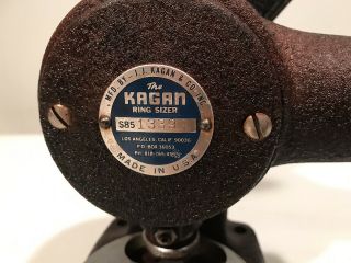 Kagan Spline Ring Sizer Stretcher Made In USA Vintage Jewelry Tool S85 2