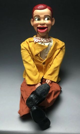 Vintage Paul Winchells Jerry Mahoney Ventriloquist Dummy Moving Eyes & Mouth