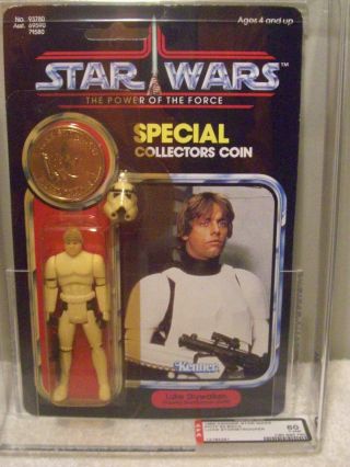 Vintage Star Wars Luke Skywalker Stormtrooper Afa 80 Kenner 1984 Potf