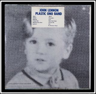 John Lennon Plastic Ono Band Album - Mega Rare Hype Sticker The Beatles