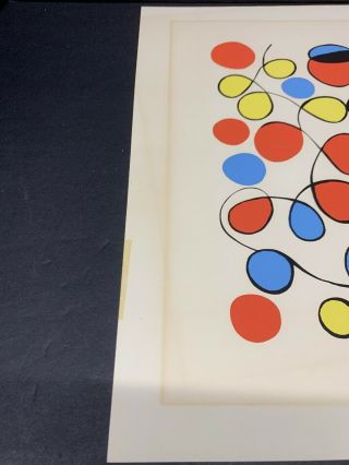 VTG Alexander Calder serigraph Signed Calder 71 16X13 
