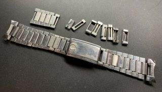 Rare 1967 Omega Speedmaster Seamster 300 Bracelet 19mm 532 End Links