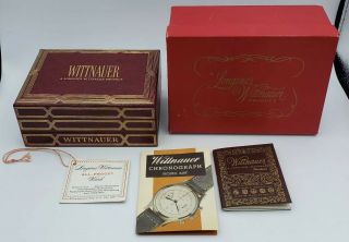 Rare Vintage Wittnauer Chronograph Box & Papers Model 228t