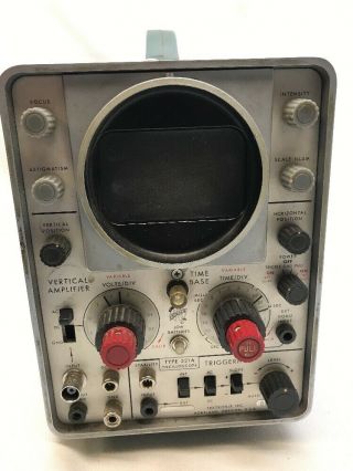 Tektronix Vintage 1964 Model Type 321A Oscilloscope & Probe Kit Accessories 2