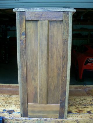 Antique Oak Spool Cabinet counter top store display cabinet 4