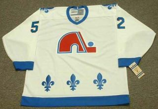 ADAM FOOTE Quebec Nordiques 1992 CCM Vintage Home NHL Hockey Jersey 2