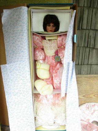 Rustie 1998 Shenandoah Pink Dress Southern Belle Porcelain Doll 42 