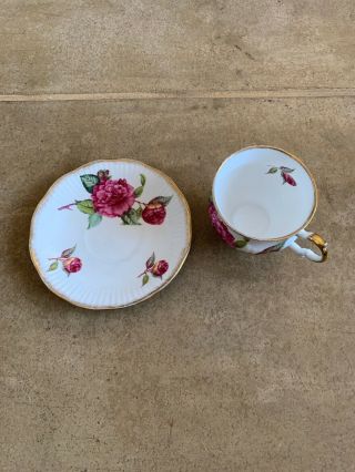 Wonderful Vintage Royal Crest Tea Cup And Saucer Made In England