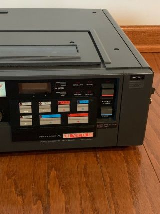 Vintage JVC Studio Professional Video Cassette Recorder CR - 4700U,  Battery Unit 2