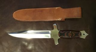 Enedino DeLeon De Leon Custom Made Stainless Bowie Knife Ultra - Rare 2