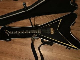 2007 Jackson Rr24 Black And Yellow Rare,  Made In Japan,