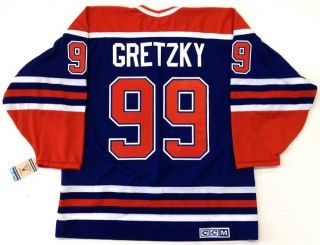 Wayne Gretzky Edmonton Oilers Ccm Vintage Jersey With " C " With Tags