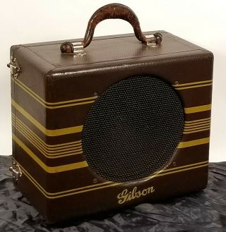 Vintage 1938 Gibson Eh - 100 Amp,  An All - Golden - Age Sound Cannon.