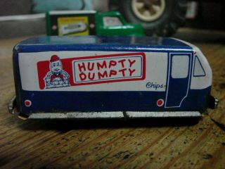 Vintage Humpty Dumpty Potato Chip Adv.  Toy Tin Litho Delivery Truck Japan Made