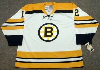 WAYNE CASHMAN Boston Bruins 1972 CCM Vintage Throwback Home NHL Hockey Jersey 2