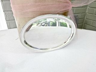 Vintage Tiffany & Co.  Oval Sterling Silver Tip,  Pin,  Dresser Tray,  6 "
