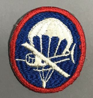 Wwii Us Army Officer Glider/parachute Patch Cut Edges No Glow