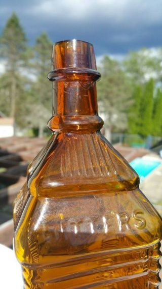 H.  P.  HERB / WILD / CHERRY / BITTERS bottle,  RARE Applied Top Variant, 2
