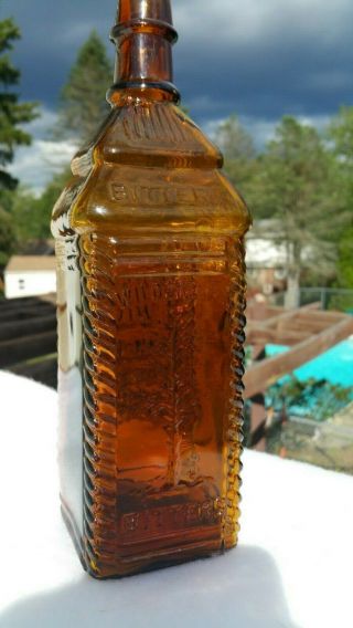 H.  P.  HERB / WILD / CHERRY / BITTERS bottle,  RARE Applied Top Variant, 3