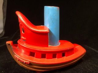 Rare Vintage Scuffy The Tugboat Pull Toy S&S And A&W 2