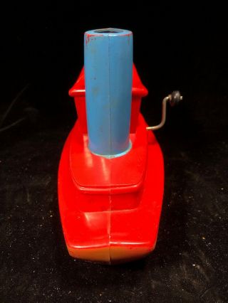 Rare Vintage Scuffy The Tugboat Pull Toy S&S And A&W 3