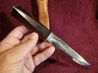Sharp & Rare Vintage Helle Fabrikker Hunting Knife Puukko Norway Norge