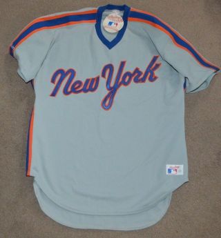 Nwt Vtg York Mets Rawlings Authentic Baseball Jersey 48 Blank 1987 Deadstock