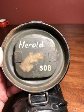 WW2 German Wehrmacht Gas Mask Canister Container Box 4