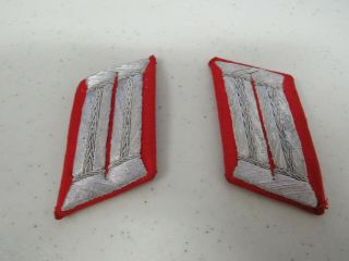 Wwii German Army/heer Artillery Officers Collar Insignia Matching Pair.