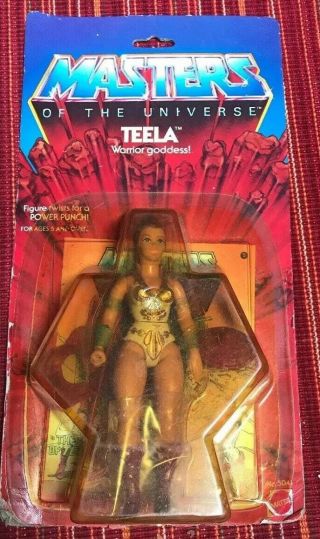 1983 Vintage Masters Of The Universe Teela Figure Moc Tale Of Comic Motu Rare