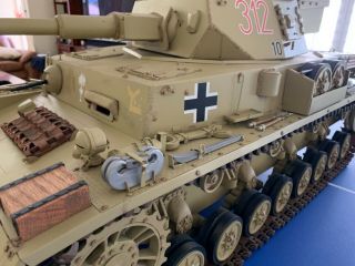 Rare newly built 1/6 scale Panzer IV Austin J Field of Armor Tank 3