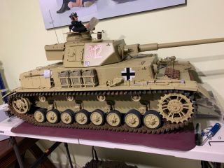 Rare newly built 1/6 scale Panzer IV Austin J Field of Armor Tank 4