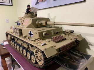 Rare newly built 1/6 scale Panzer IV Austin J Field of Armor Tank 5