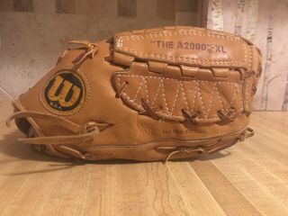 Wilson The A2000 Xl Usa Made Dual Hinge Baseball Softball Glove Rht Vintage