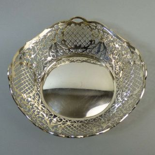 Antique French Silver Bread Basket C.  1890 - 262 Grams