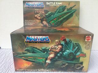 Rare Sib,  1981,  Motu Masters Of The Universe,  Battle Ram He Man Vintage