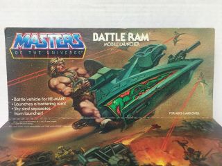 Rare SIB,  1981,  Motu Masters of the universe,  Battle Ram He Man Vintage 2