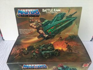 Rare SIB,  1981,  Motu Masters of the universe,  Battle Ram He Man Vintage 5