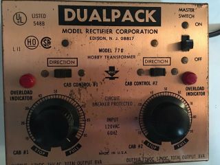 Dualpack Model Rectifier Corporation Battery Charger Ul Listed - 548b Model: 770